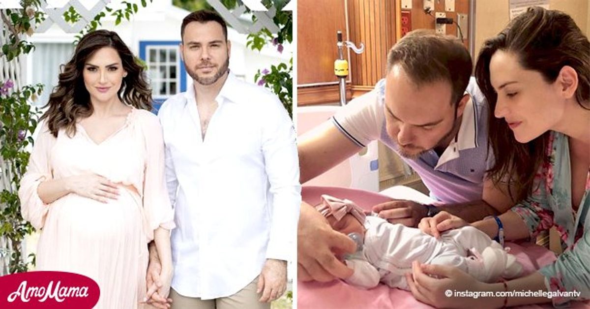 Michelle Galván ya es mamá y presentó a su bellísima hija