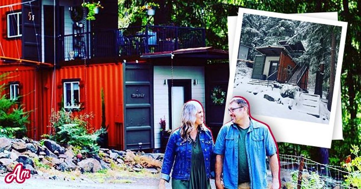 Pareja construye esta hermosa casa con contenedores para finalmente ...