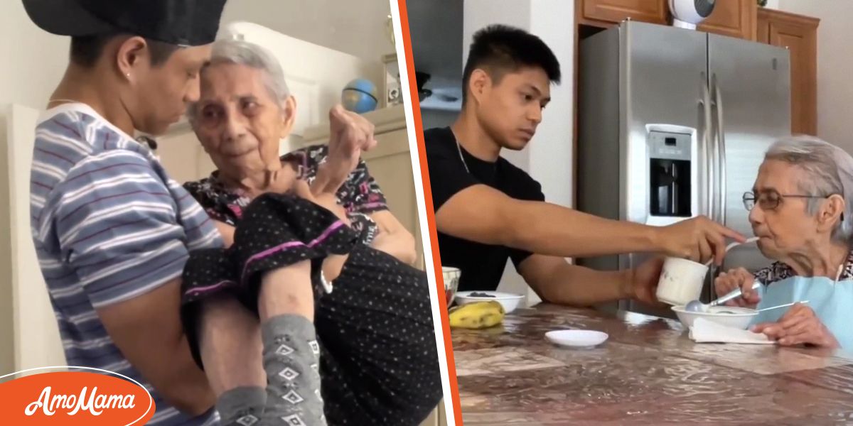 Nieto dedica todo su tiempo a cuidar de su abuela de 96 años para que ...